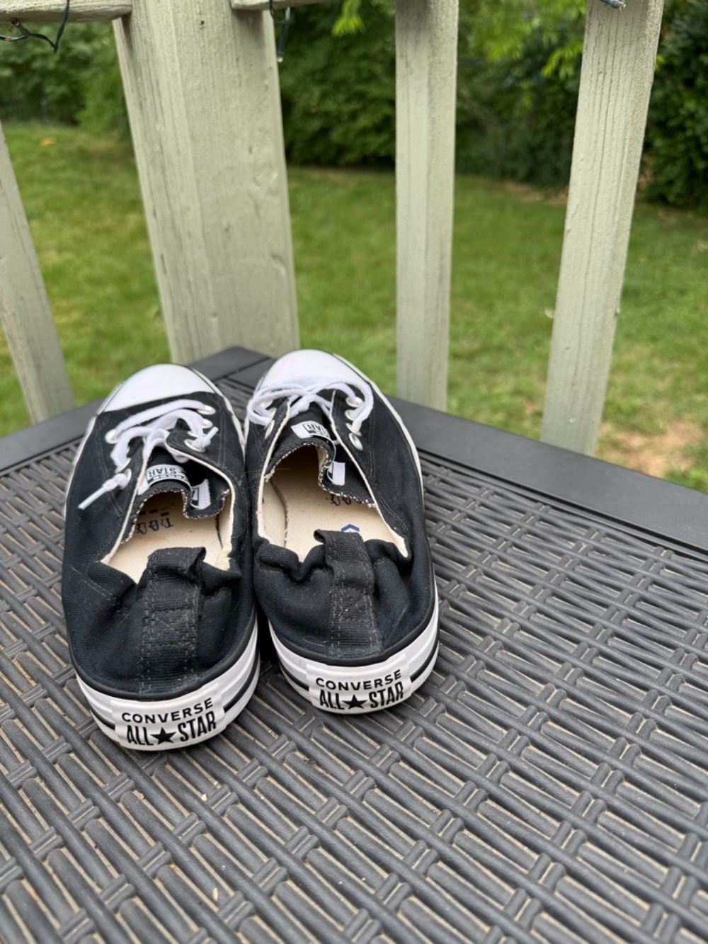 Shoreline Low Top converse Canvas Sneakers - Black size 10 - Picture 8 of 9